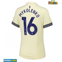 Everton Vitaliy Mykolenko #16 Auswärtstrikot Frauen 2025-26 Kurzarm